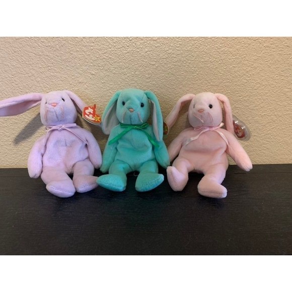 Rare all PVC Ty Beanie Babies set - Picture 1 of 8